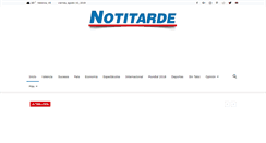 Desktop Screenshot of notitarde.com