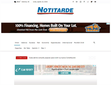 Tablet Screenshot of notitarde.com